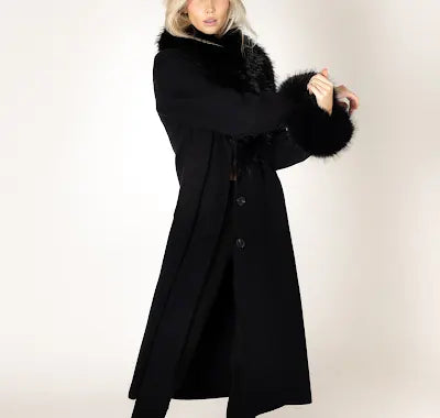LYLA & LUXE - VICKI-FUR ESSENTIALS FUR COAT