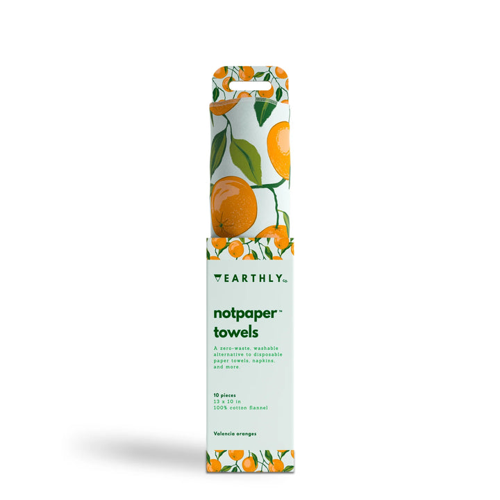 PS - REUSABLE PAPER TOWEL 10/PK VALENCIA ORANGES