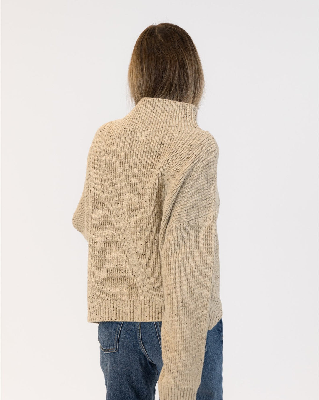 LYLA & LUXE - WOMEN'S EVOLET FLECK SWEATER
