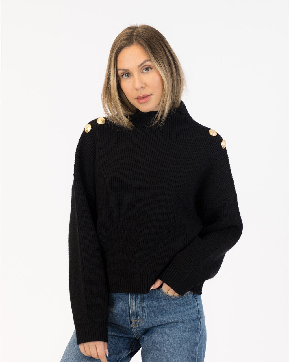 LYLA & LUXE - WOMEN'S EVOLET PIN SWEATER