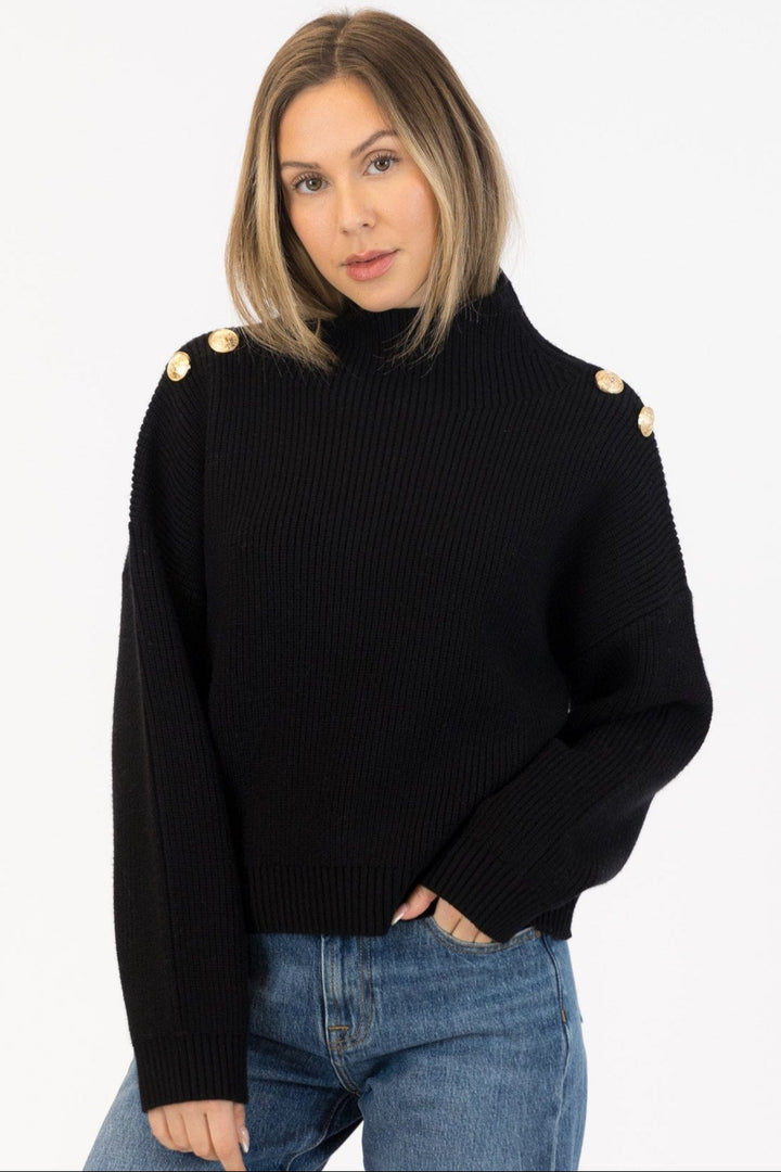 LYLA & LUXE - WOMEN'S EVOLET PIN SWEATER