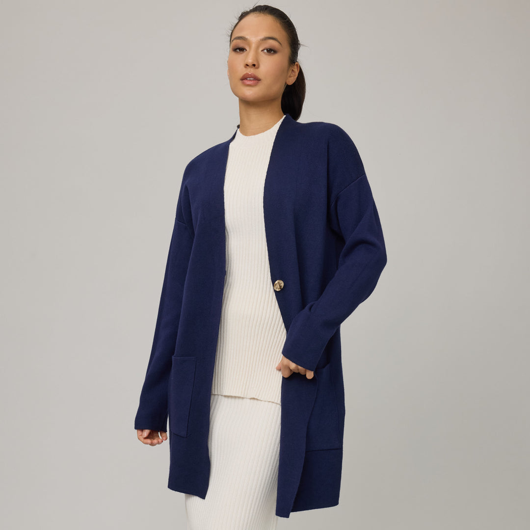 PISTACHE- WOMEN'S KNIT COATIGAN