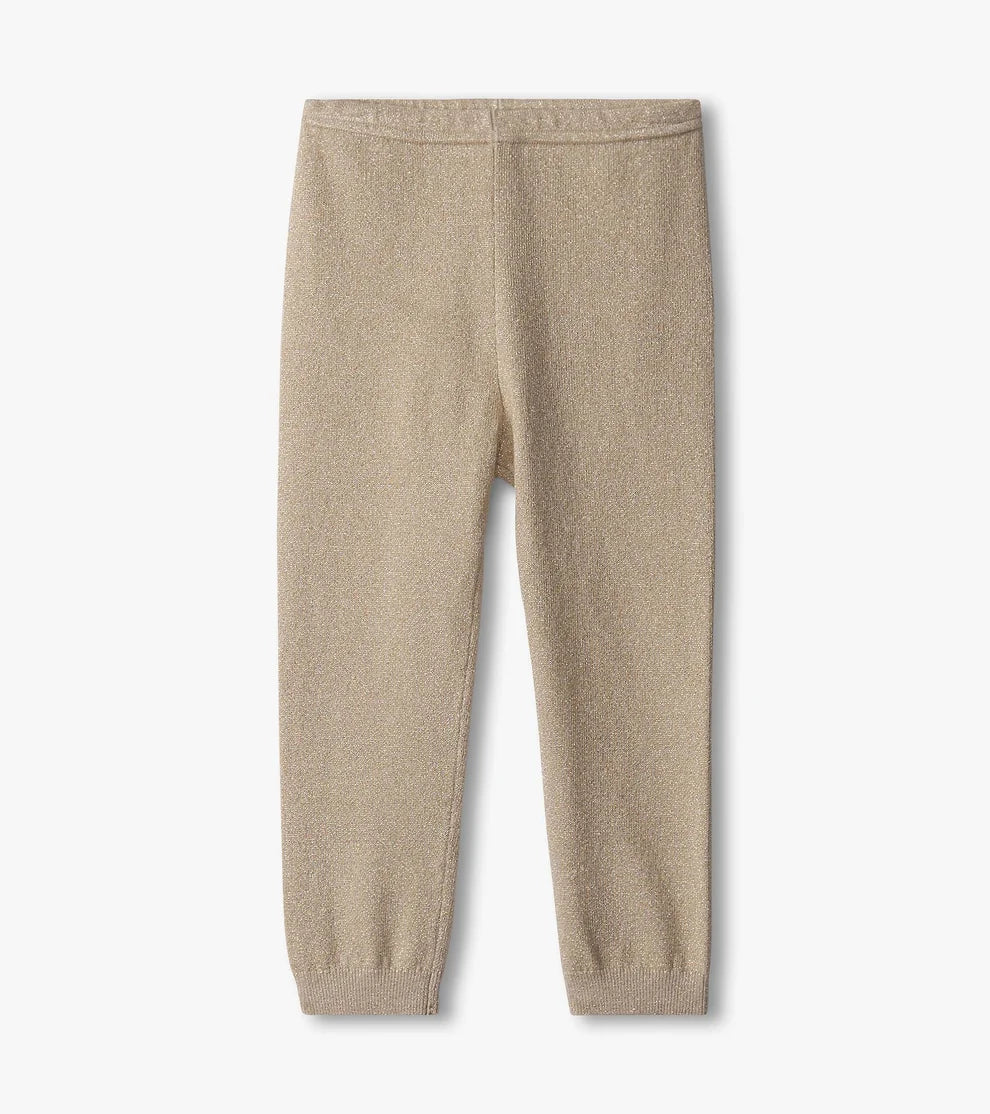 HATLEY - BABY GIRLS GOLD GLITTER LEGGINGS