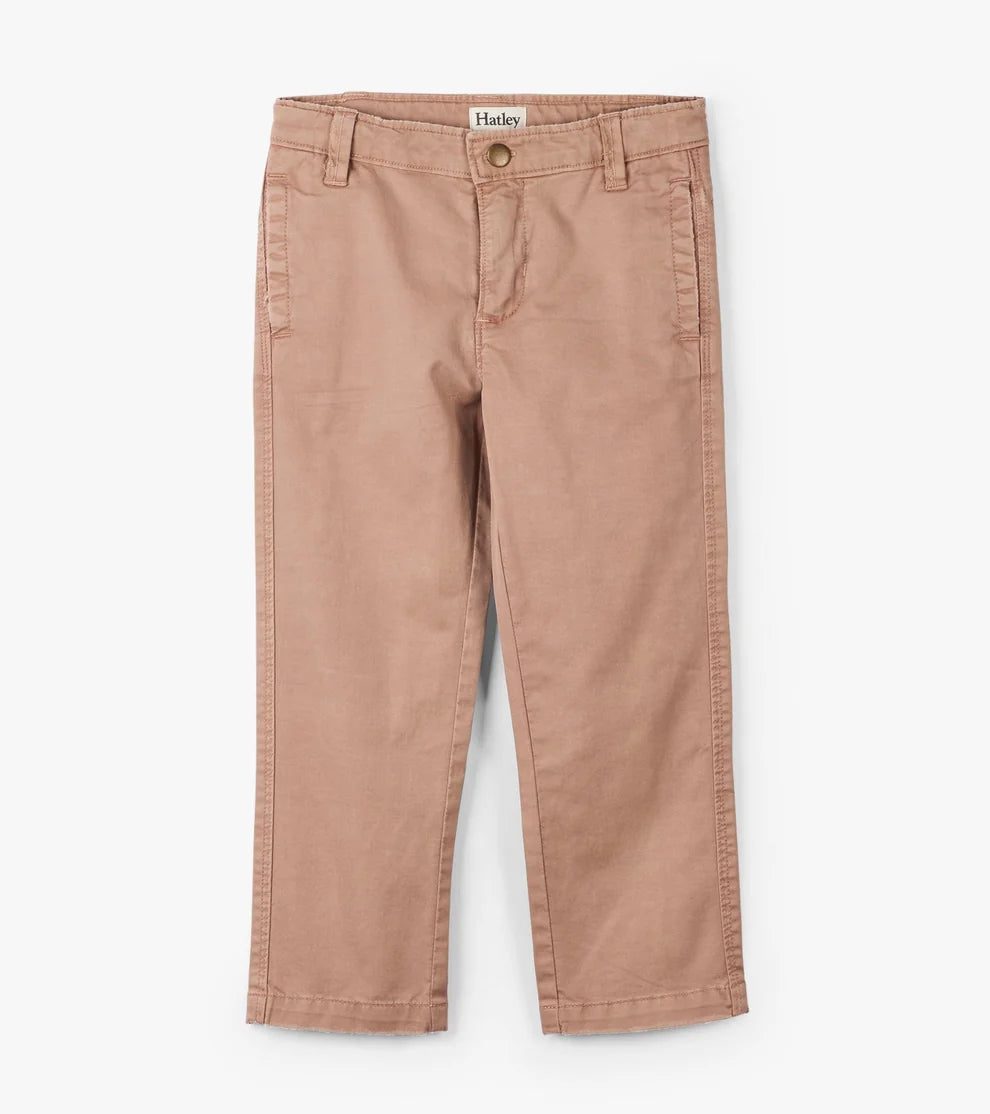 HATLEY - BOYS KHAKI TWILL PANT