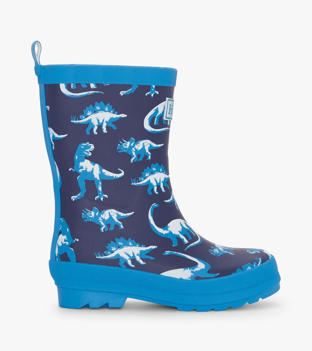 HATLEY - KID'S PAINTED DINO RAIN BOOTS 