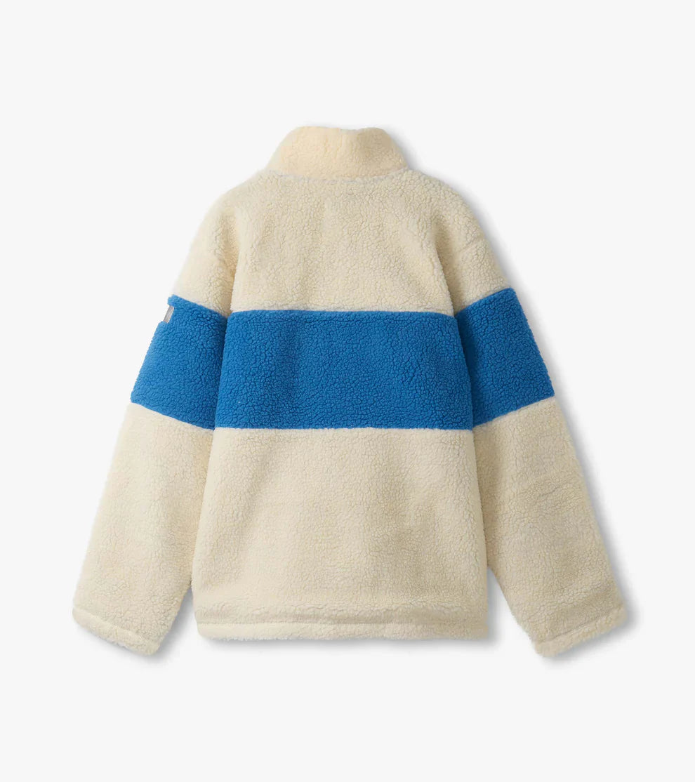 HATLEY- BOYS FAUX SHERPA ZIP-UP JACKET