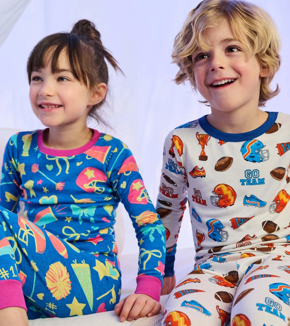 HATLEY - KIDS CHEER SQUAD COTTON RIB PAJAMA SET