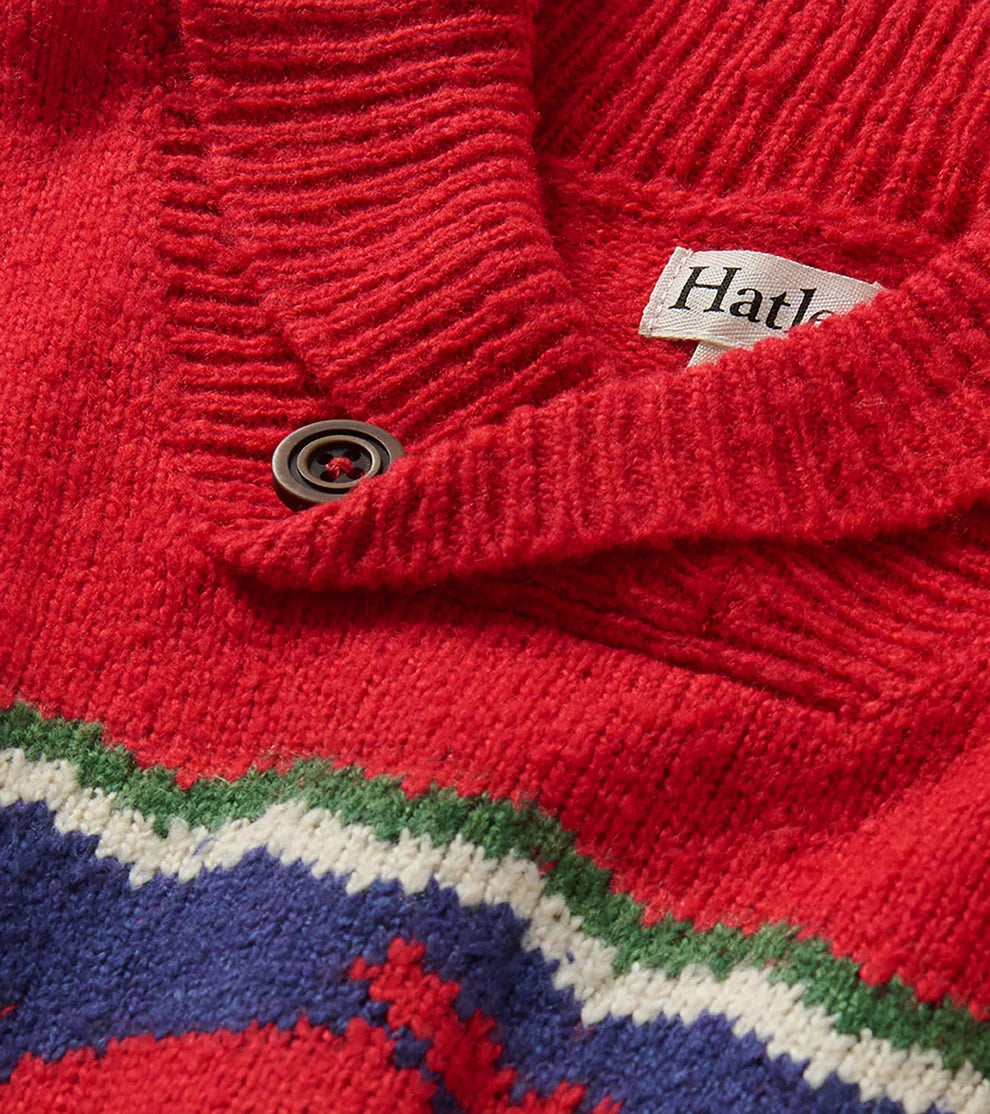 HATLEY - BABY HOLIDAY MOOSE PULLOVER SWEATER