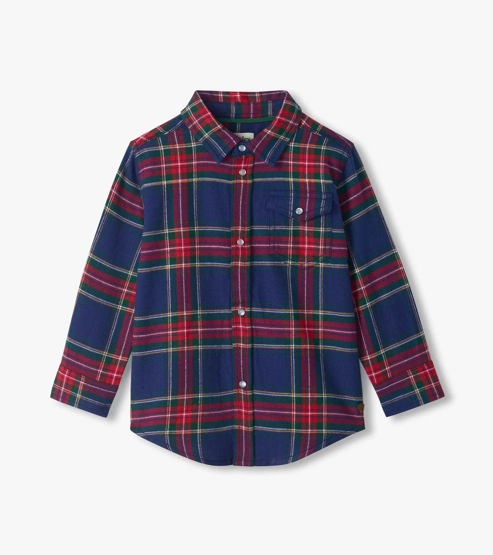 HATLEY - BOYS CLASSIC PLAID BUTTON DOWN SHIRT