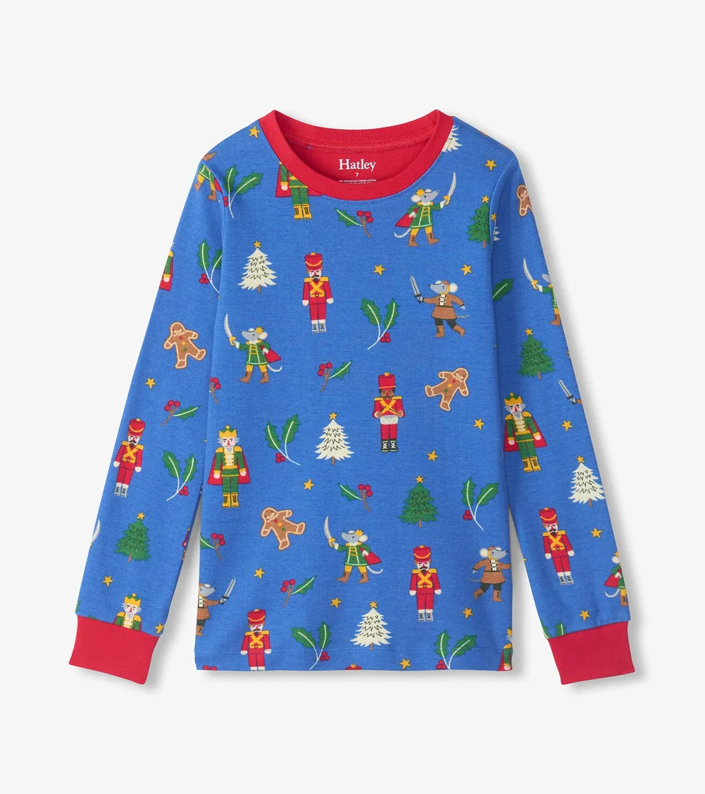 HATLEY - BOYS BLUE NUTCRACKER PJ SET