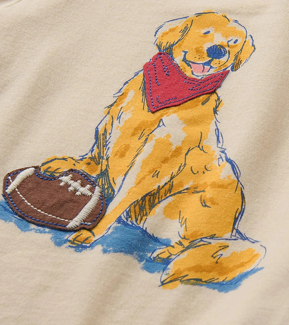 HATLEY - TODDLER GOLDEN LAB CREW NECK TEE