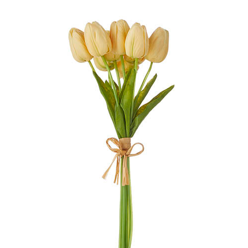 RAZ IMPORT- 15"  REAL TOUCH YELLOW TULIP BUNDLE