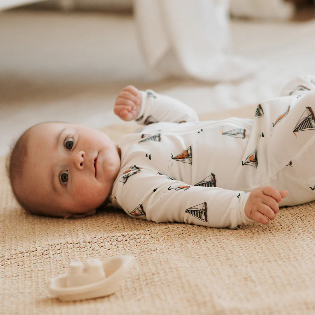 PETIT LEM - FOOTED SLEEPER 26SGL35P01
