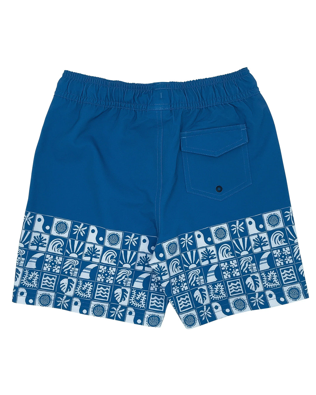 FEATHER 4 ARROW- KIDS BEACH TILE BOARD SHORTS
