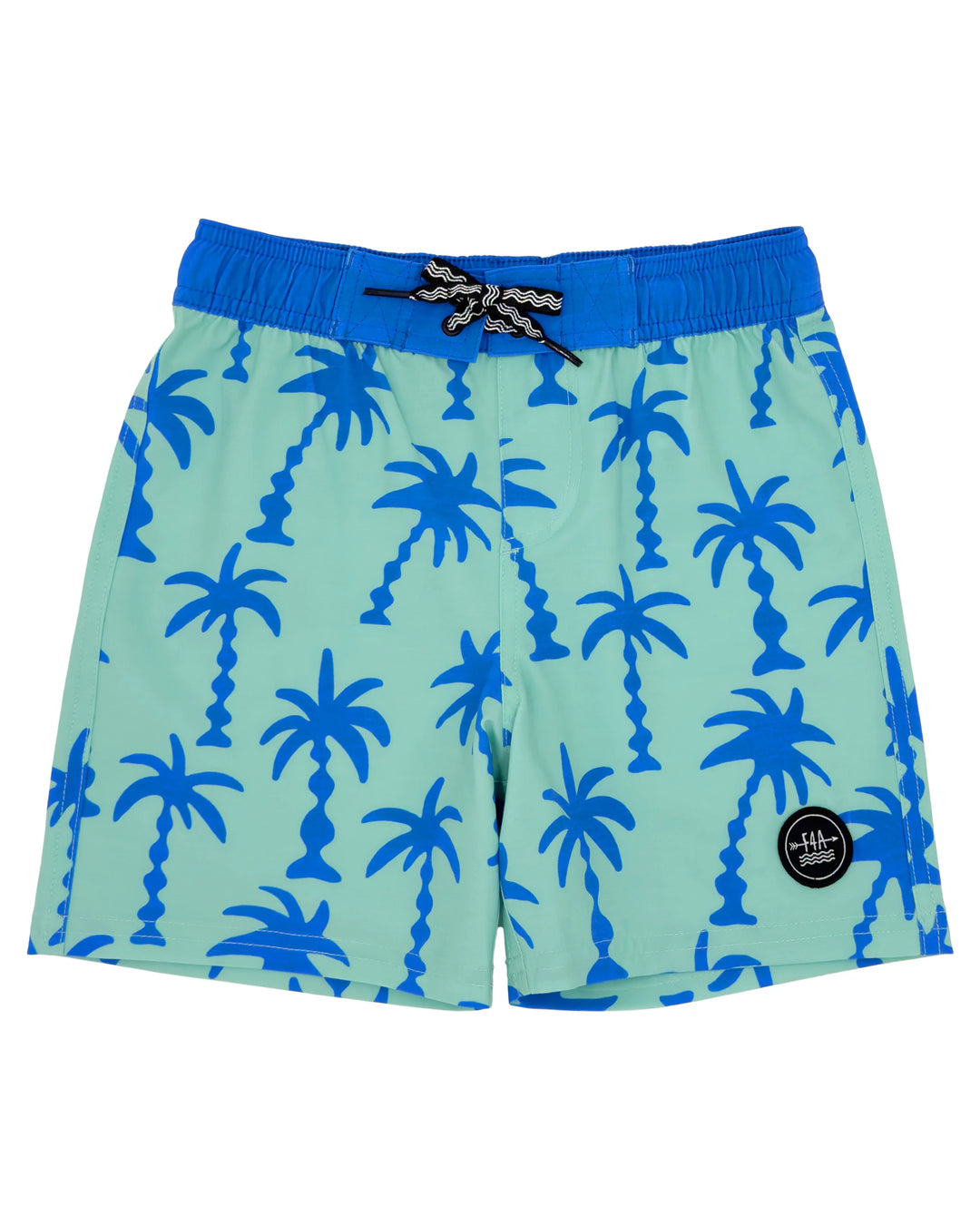 FEATHER 4 ARROW - KIDS WAVY PALM BOARDSHORT 