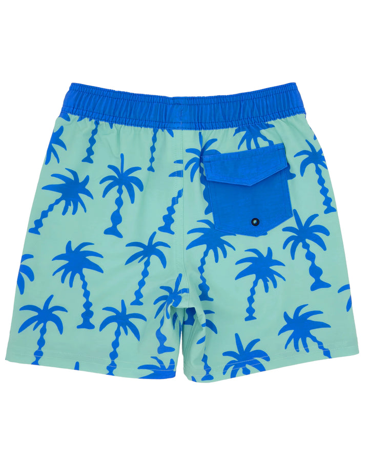 FEATHER 4 ARROW - KIDS WAVY PALM BOARDSHORT 