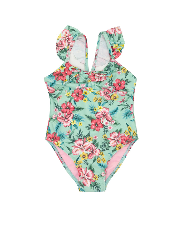 FEATHER 4 ARROW - KIDS IN A CINCH ONE-PIECE SWIMSUIT