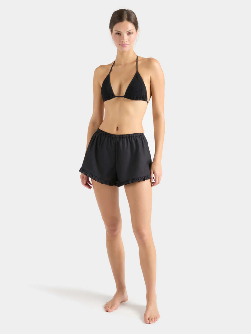 HUNZA G - FRILL MINI SHORT