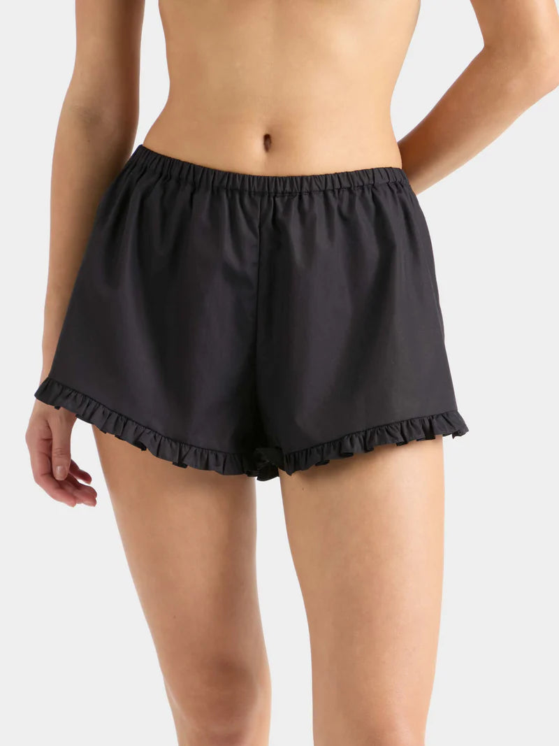 HUNZA G - FRILL MINI SHORT
