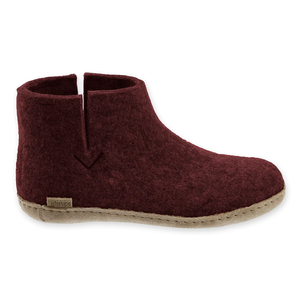 GLERUPS - WOMEN'S FELTED WOOL BOOT W/LEATHER SOLE