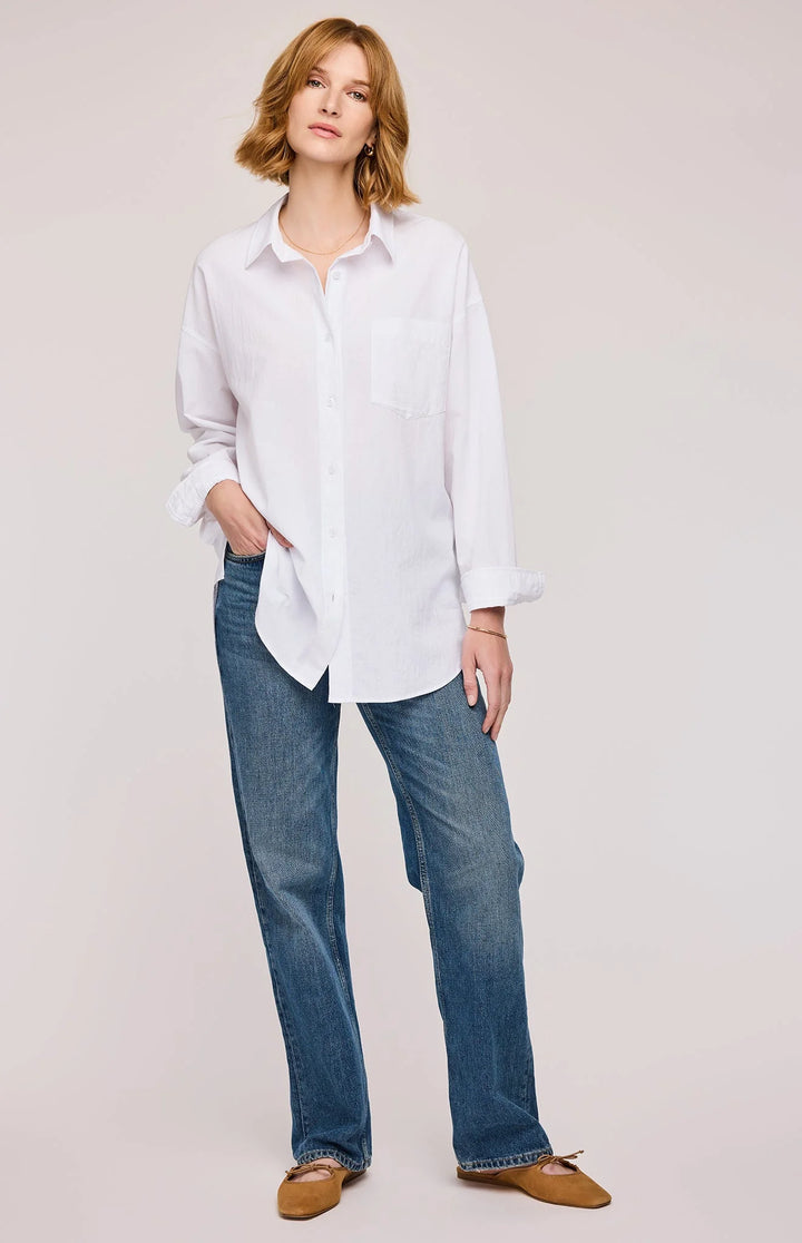 GENTLE FAWN- WOMEN'S CALLAHAN BUTTON DOWN TOP