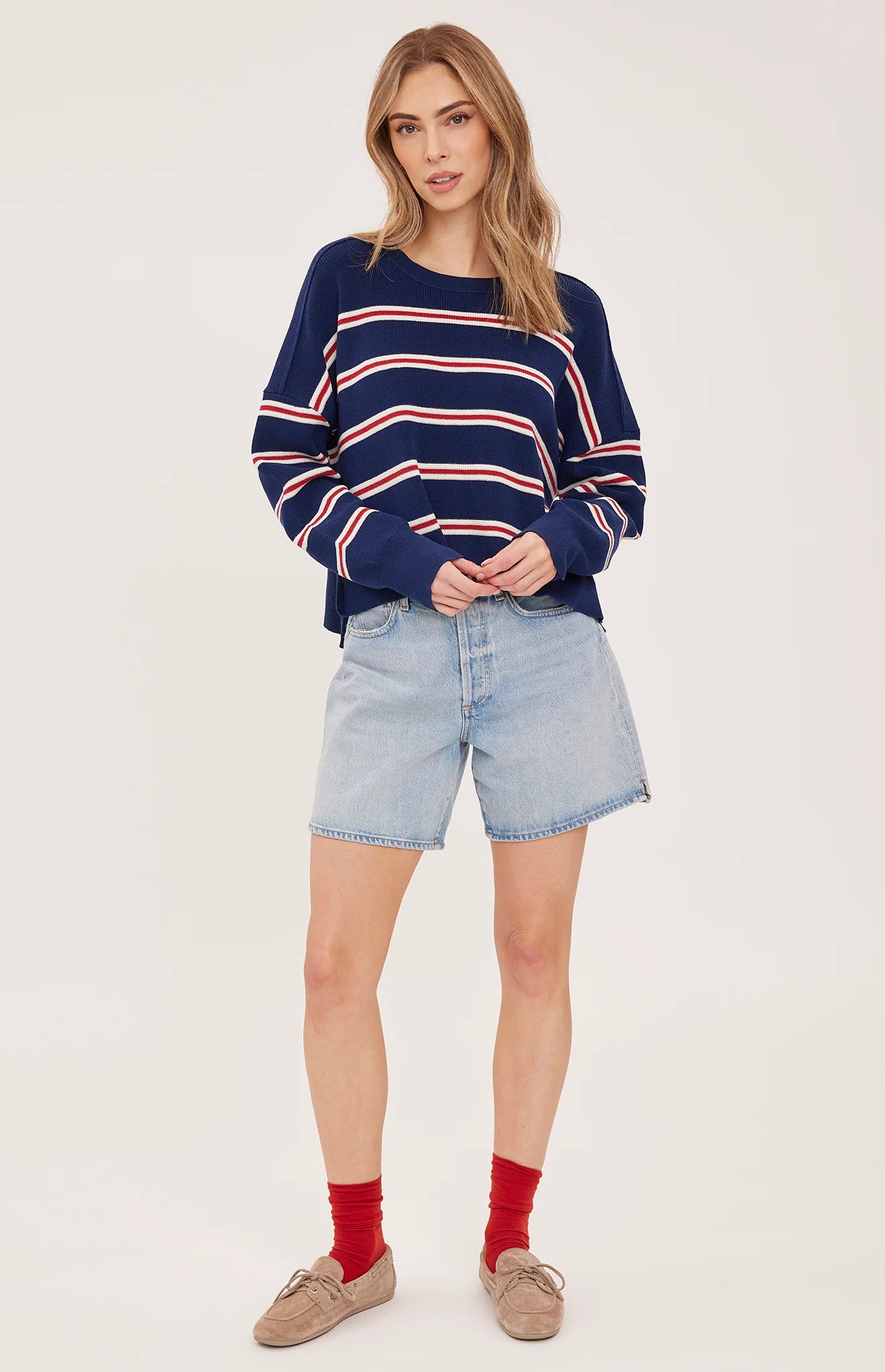 GENTLE FAWN - ECHO STRIPE SWEATER