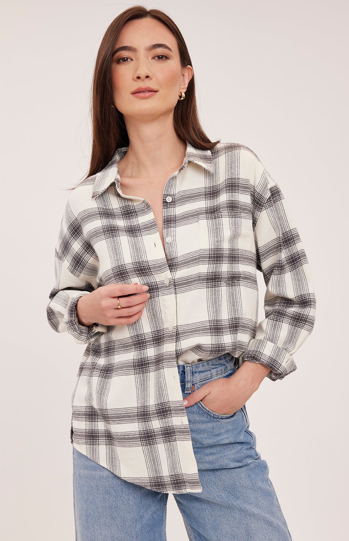 GENTLE FAWN - WOMEN'S CARYS PLAID SHIRT