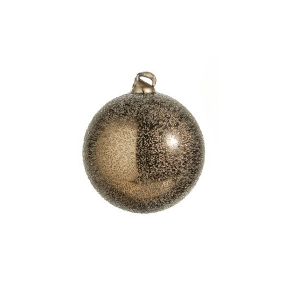 RAZ IMPORT- GREY TEXTURED ORNAMENT 