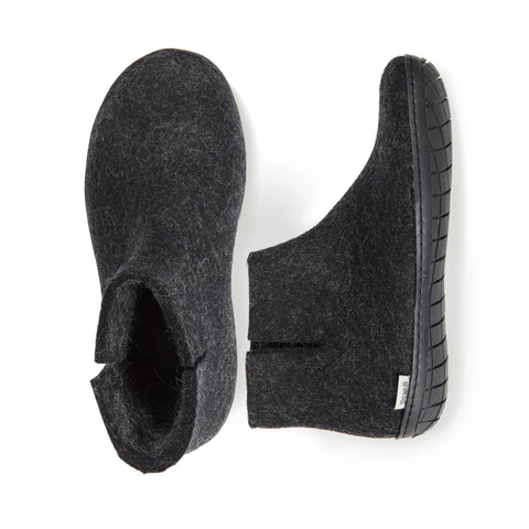 GLERUPS - WOMEN'S FELTED WOOL BOOT W/RUBBER SOLE