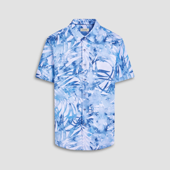 BUGATCHI- Men's Orson Floral Short-Sleeve Shirt