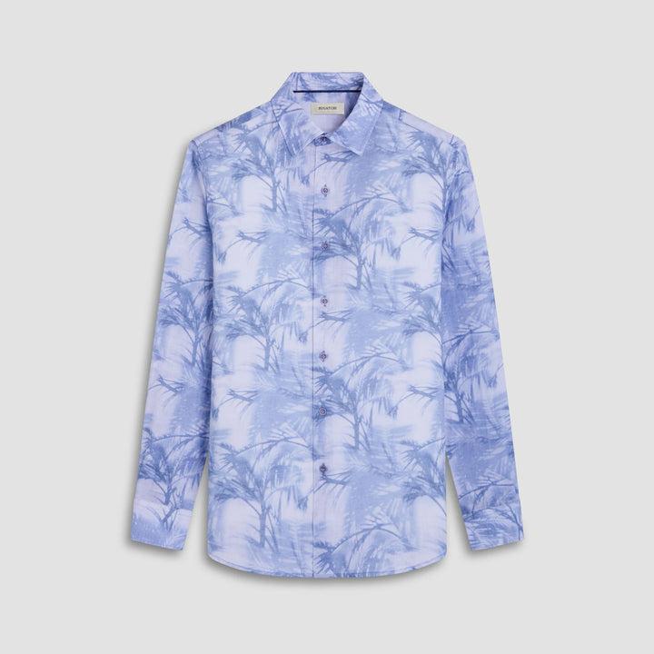 BUGATCHI- Men's Julian Palm Tree Shirt