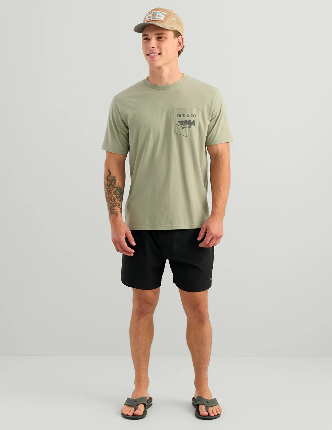 HUK - MEN'S HUK AND CO TEE