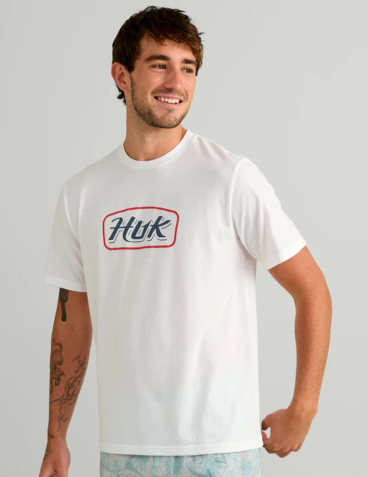 HUK - MEN'S HUK SCRIPT SS TEE