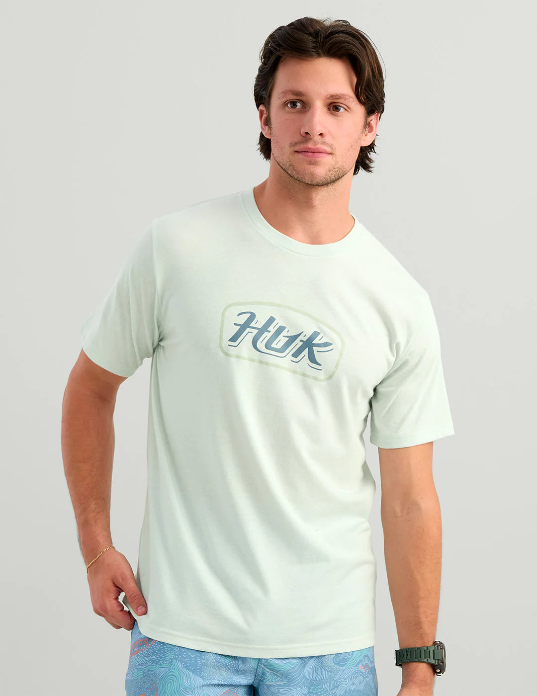 HUK - MEN'S HUK SCRIPT SS TEE