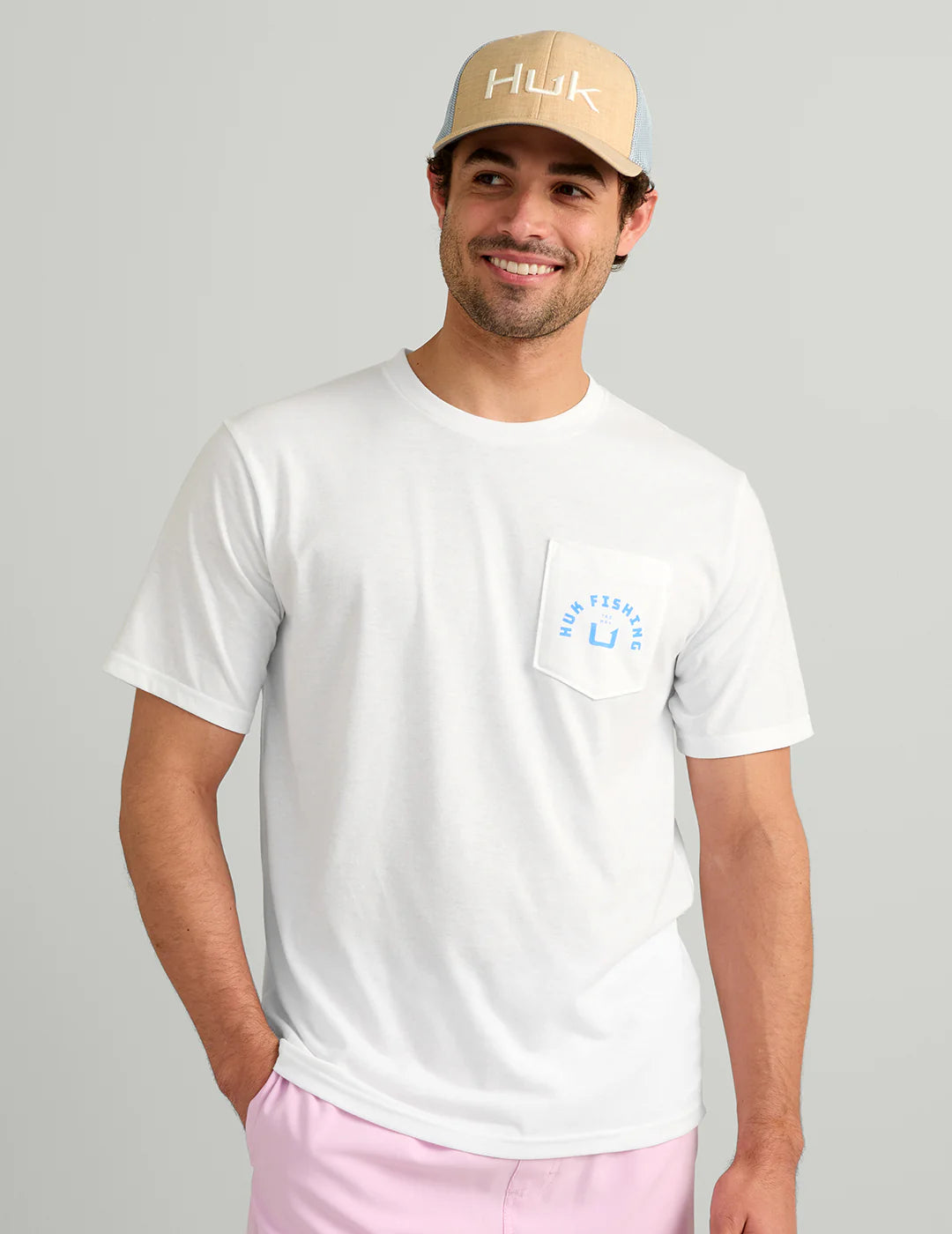 HUK - MEN'S HUK FISHING SS POCKET TEE