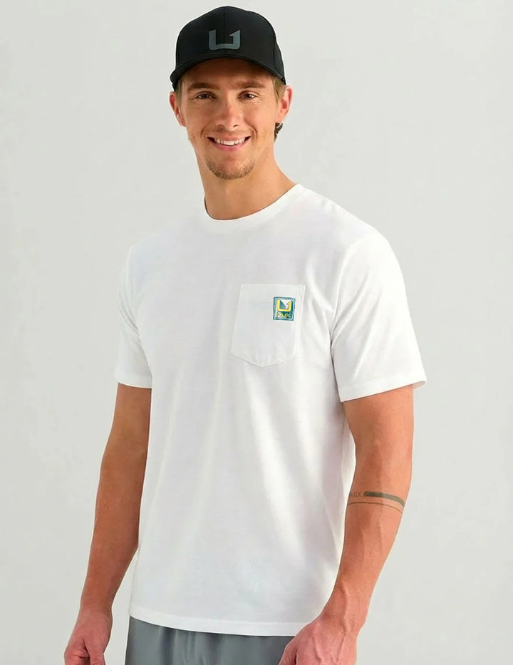 HUK - MEN'S RISING HUK SS POCKET TEE