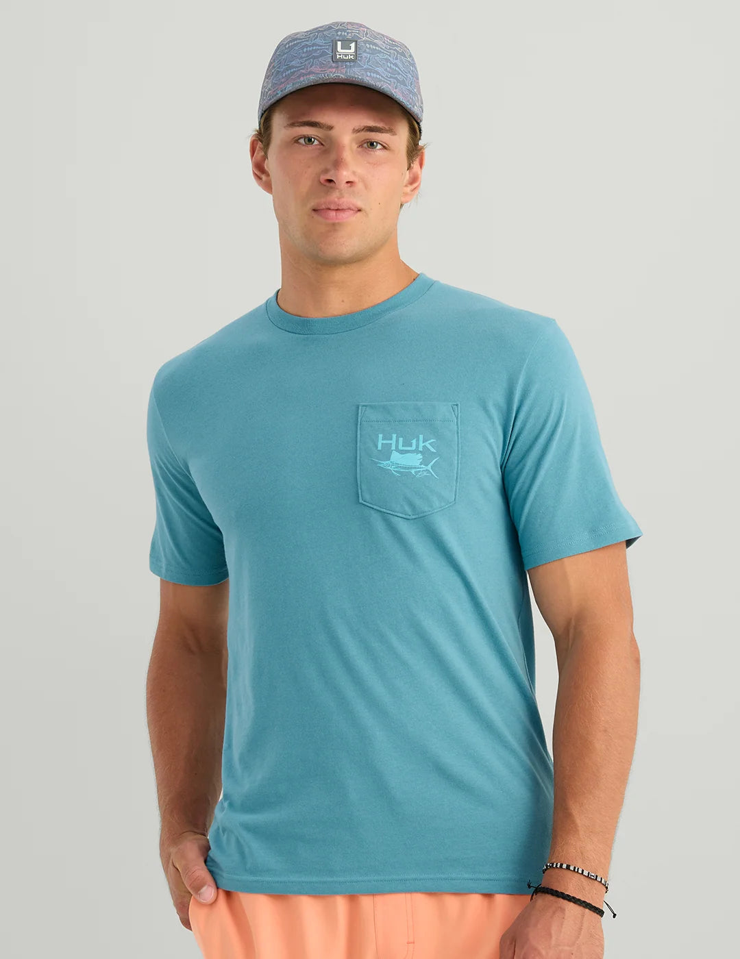 HUK - MEN TEES KC ONE HIT SS POCKET TEE