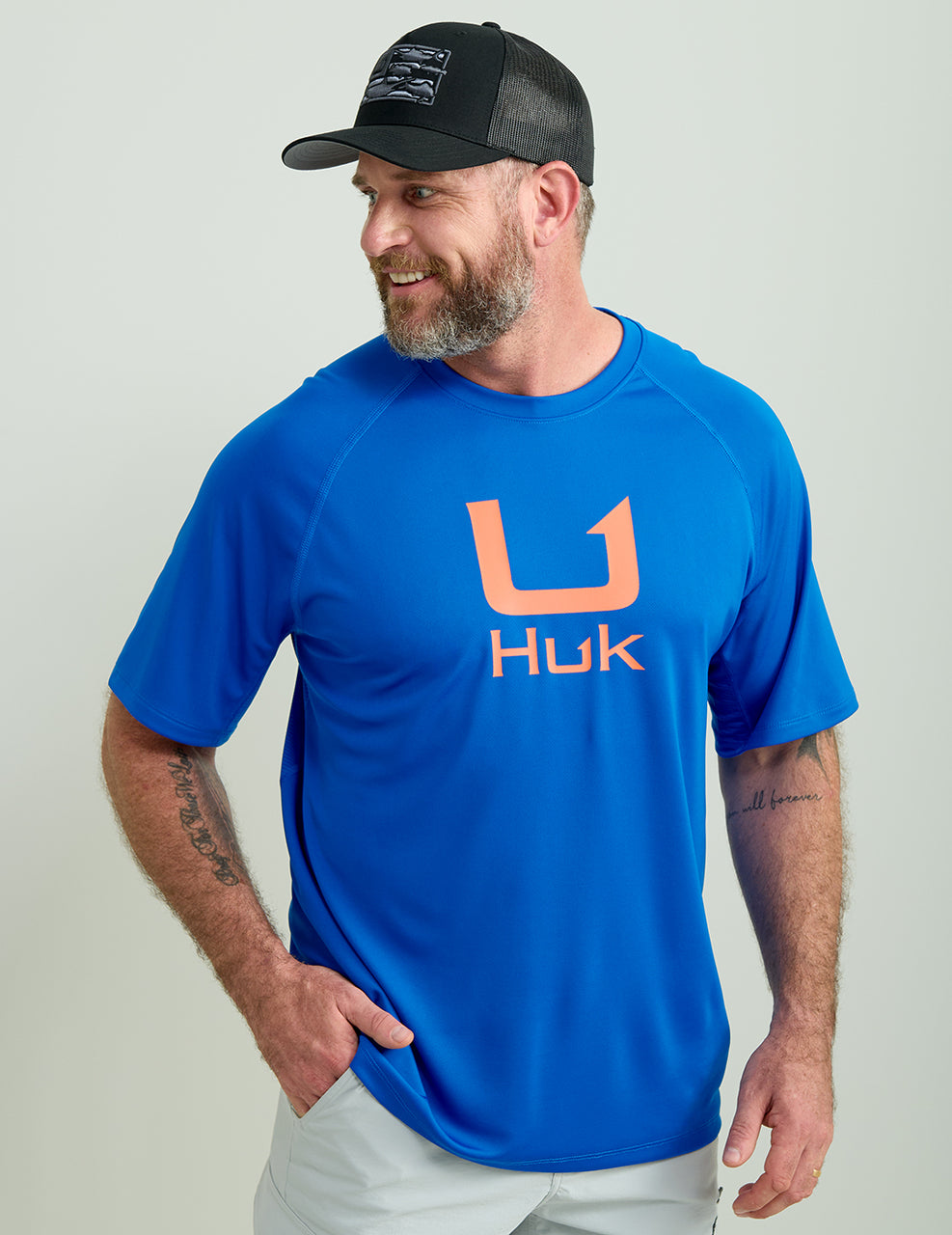 HUK - MEN'S ICON SHORT SLEEVE PERFORMANCE CREW