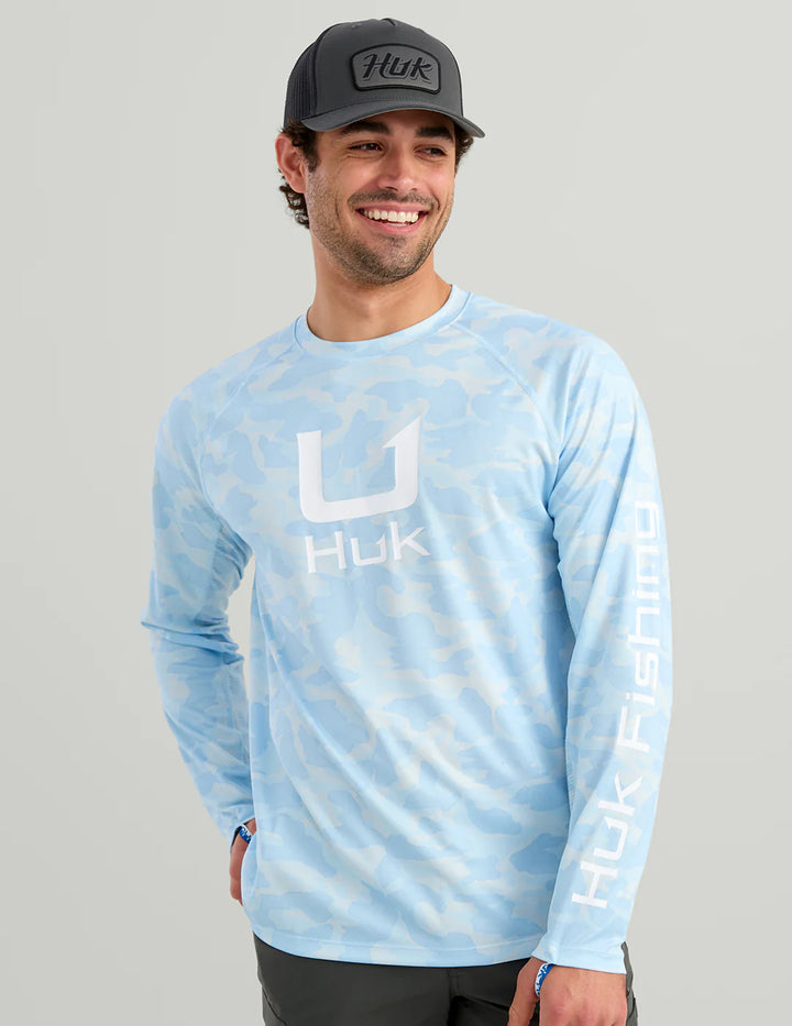 HUK - MEN'S ICON PRINTED CREW