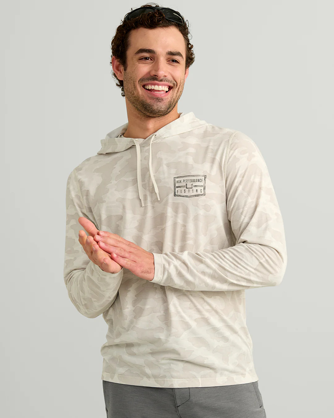 HUK - MEN'S DRIFT PRINTED HOODIE