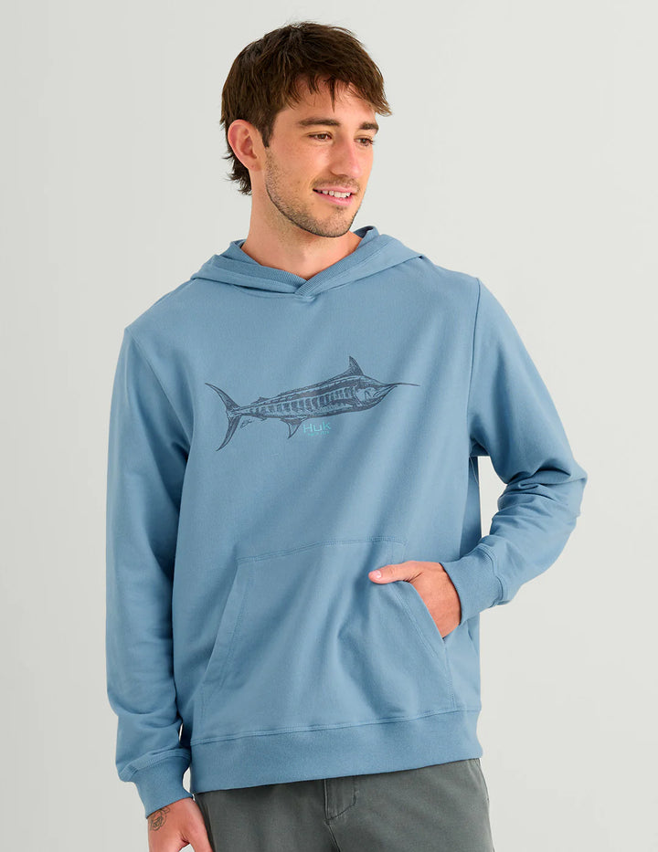 HUK - MEN'S EDISTO KC BACK TO BASICS TERRY HOODIE