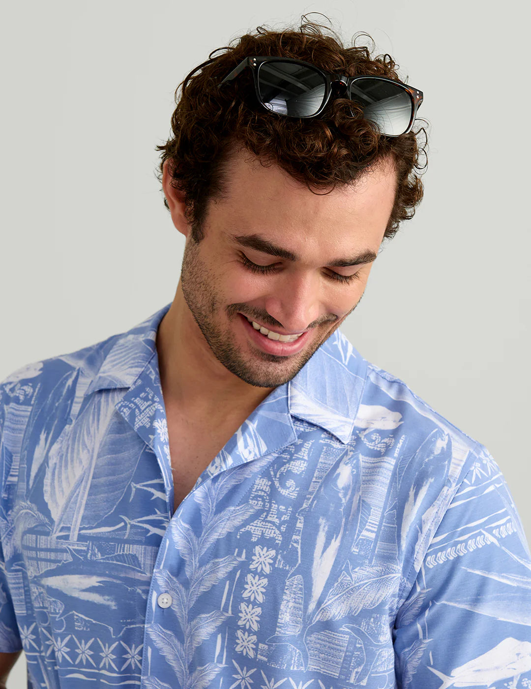 HUK - MEN'S CAMP COLLAR SS SHIRT