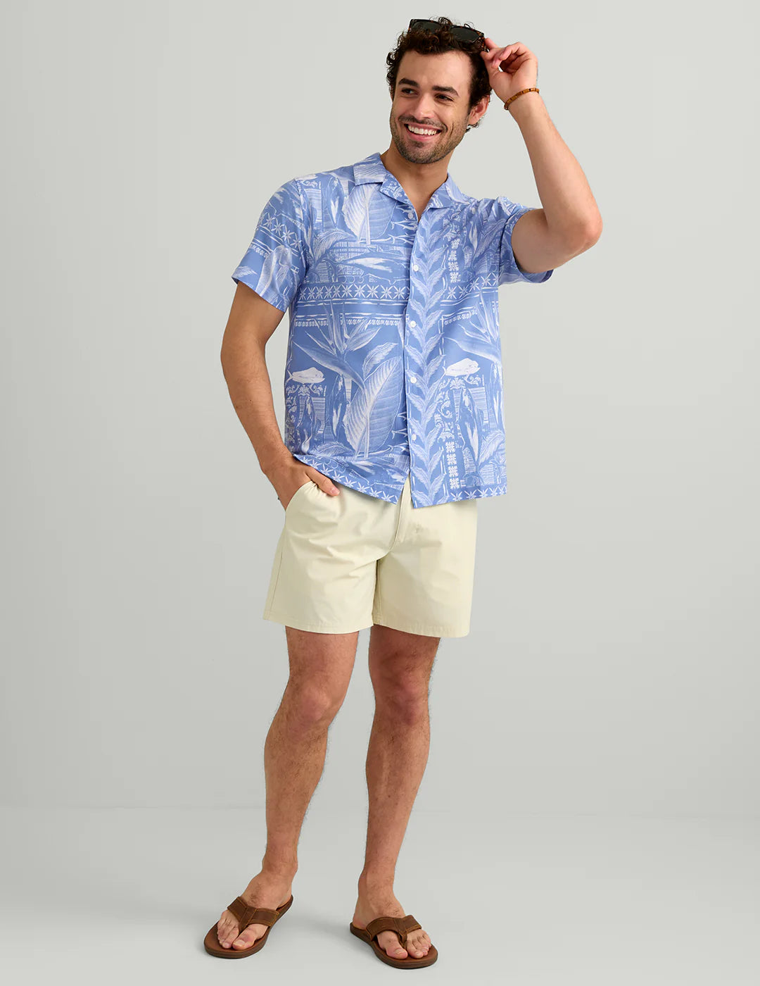 HUK - MEN'S CAMP COLLAR SS SHIRT