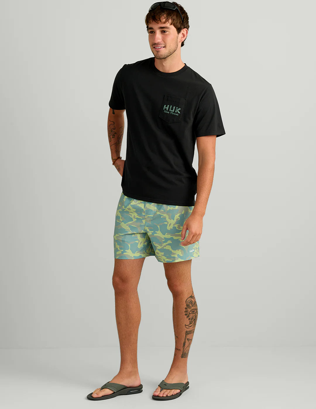 HUK - MEN'S PURSUIT PRINTED VOLLEY
