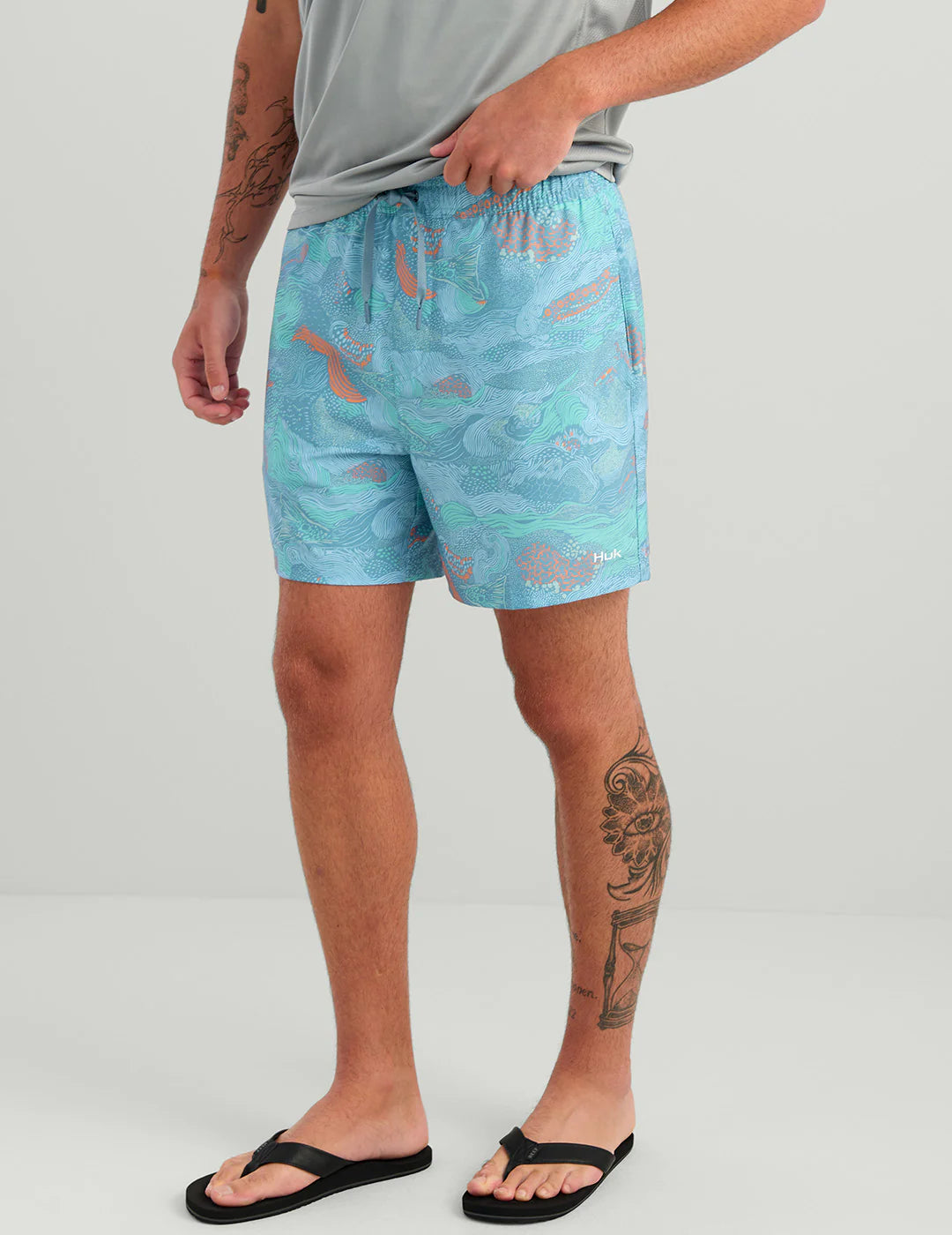 HUK - MEN'S PURSUIT PRINTED VOLLEY