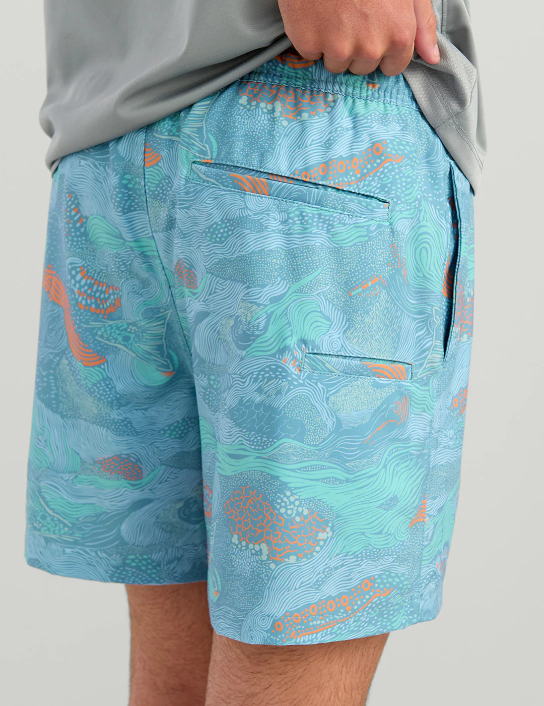 HUK - MEN'S PURSUIT PRINTED VOLLEY