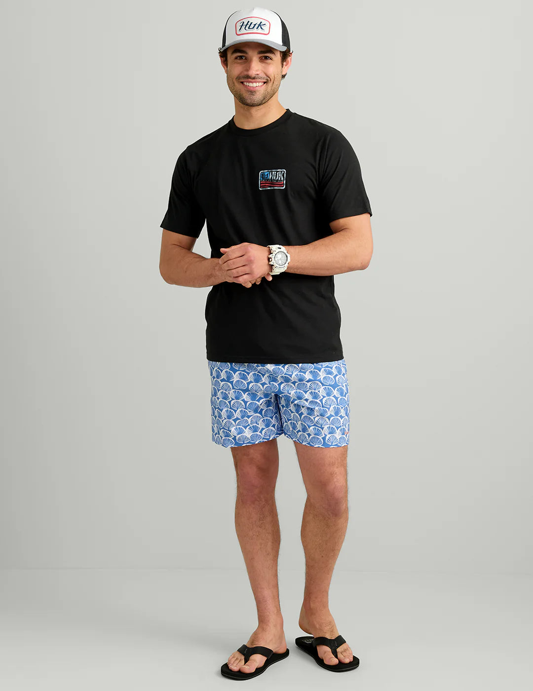 HUK - MEN'S PURSUIT PRINTED VOLLEY