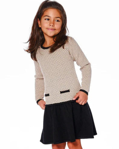 DEUX PAR DRESS - GIRLS DRESS H20QT95
