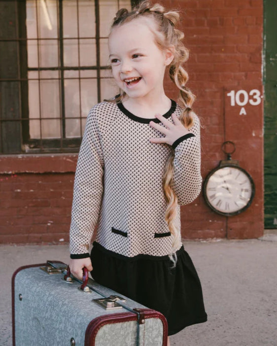 DEUX PAR DRESS - GIRLS DRESS H20QT95