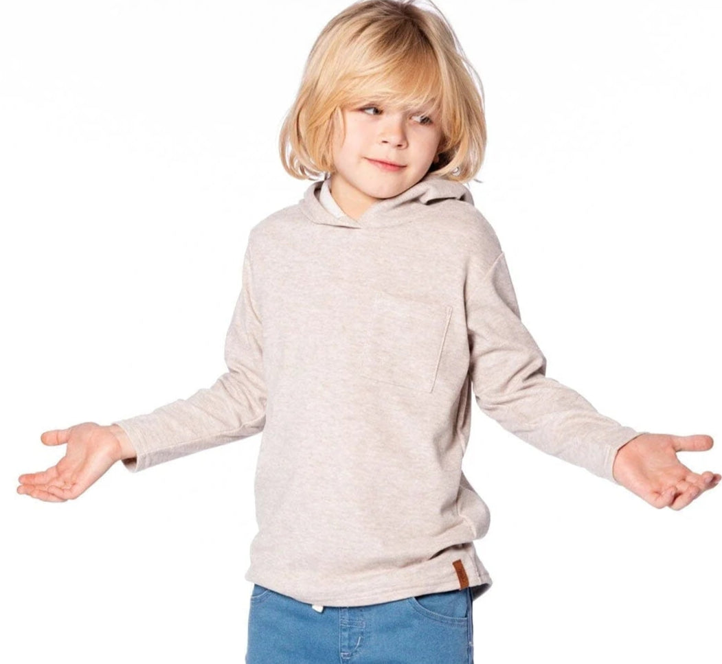 Deux Par Deux - Brushed Jersey Hoodie #H20U11
